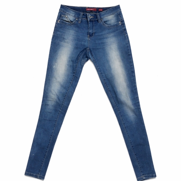 YMI Denim - YMI Blue Skinny Jeans Size 3 Medium Wash Stretch Denim